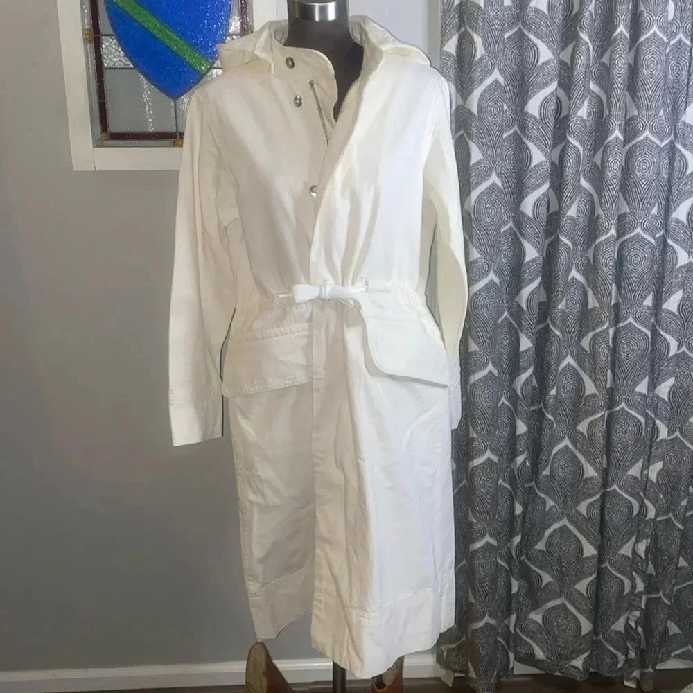 Everlane organic cotton canvas trench coat
